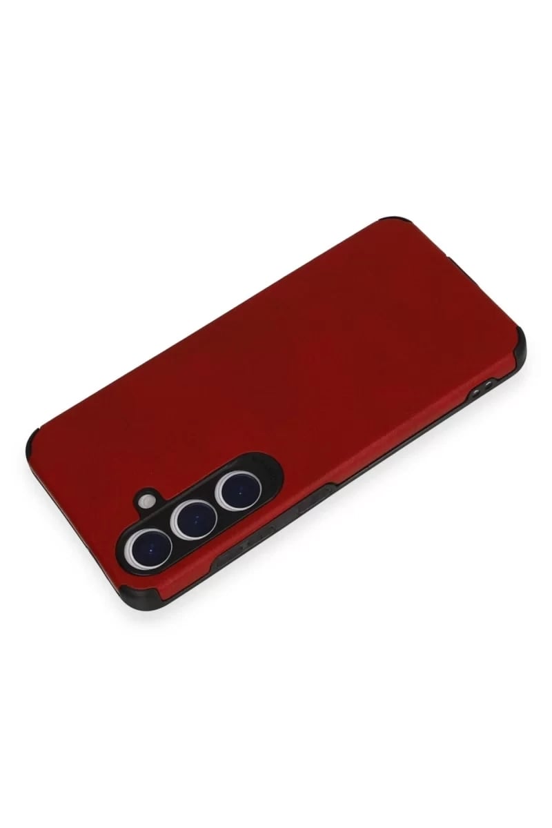 Samsung Galaxy S24 Kılıf Loop Deri Silikon - Kırmızı