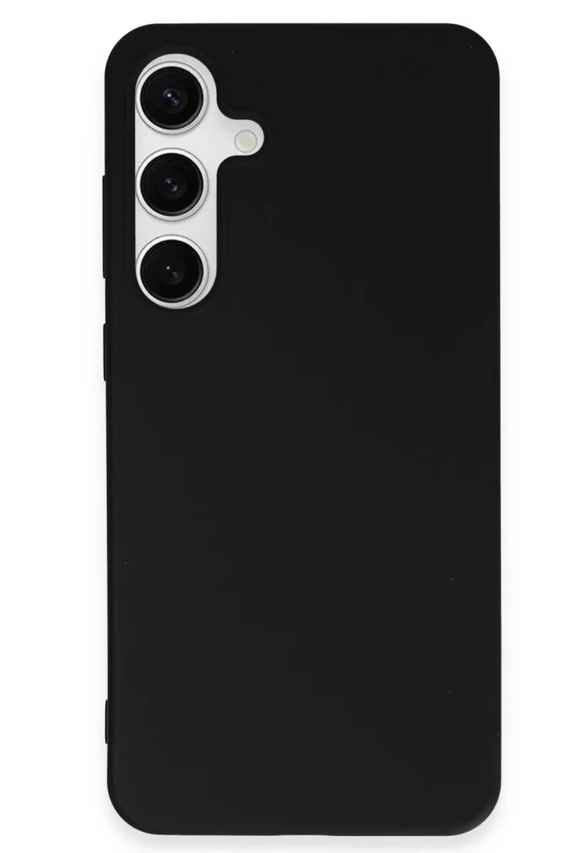 Samsung Galaxy S24 Plus Kılıf First Silikon - Siyah