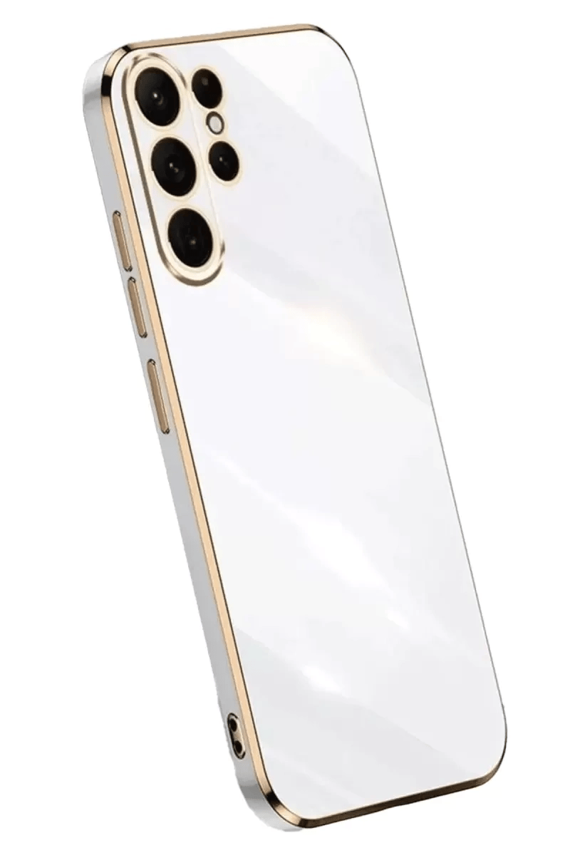 Samsung Galaxy S24 Ultra Kılıf Volet Silikon - Beyaz