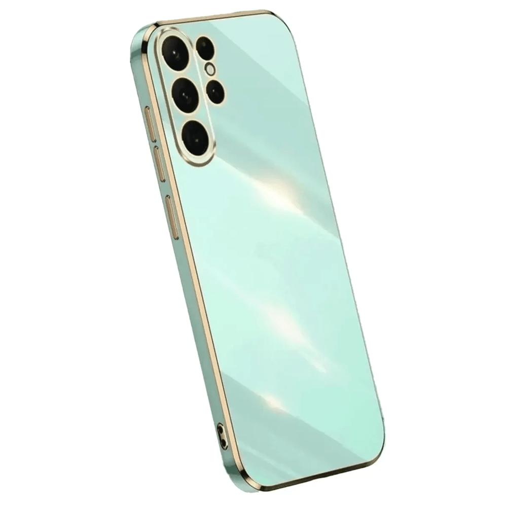 Samsung Galaxy S24 Ultra Kılıf Volet Silikon - Açık Yeşil