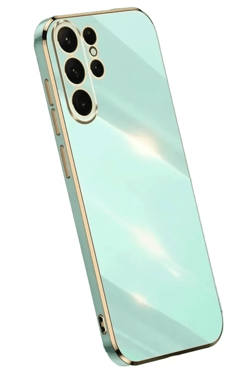 Samsung Galaxy S24 Ultra Kılıf Volet Silikon - Açık Yeşil