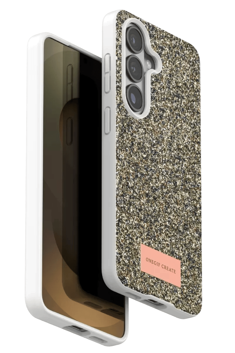 Samsung Galaxy S26 Bright Simli Kapak - Gold