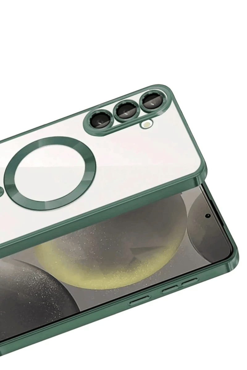 Samsung Galaxy S26 Kross Magneticsafe Kapak - Koyu Yeşil