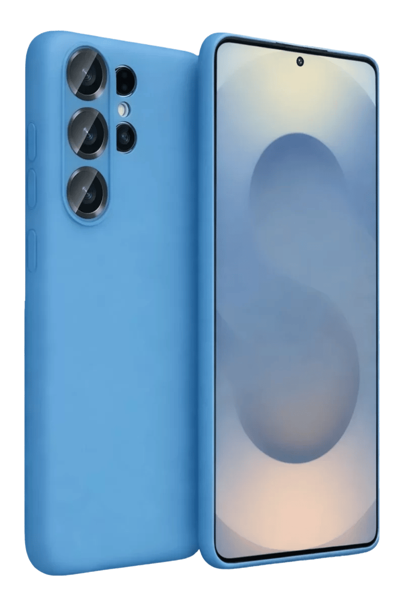 Samsung Galaxy S26 Ultra Nano içi Kadife Silikon - Mavi