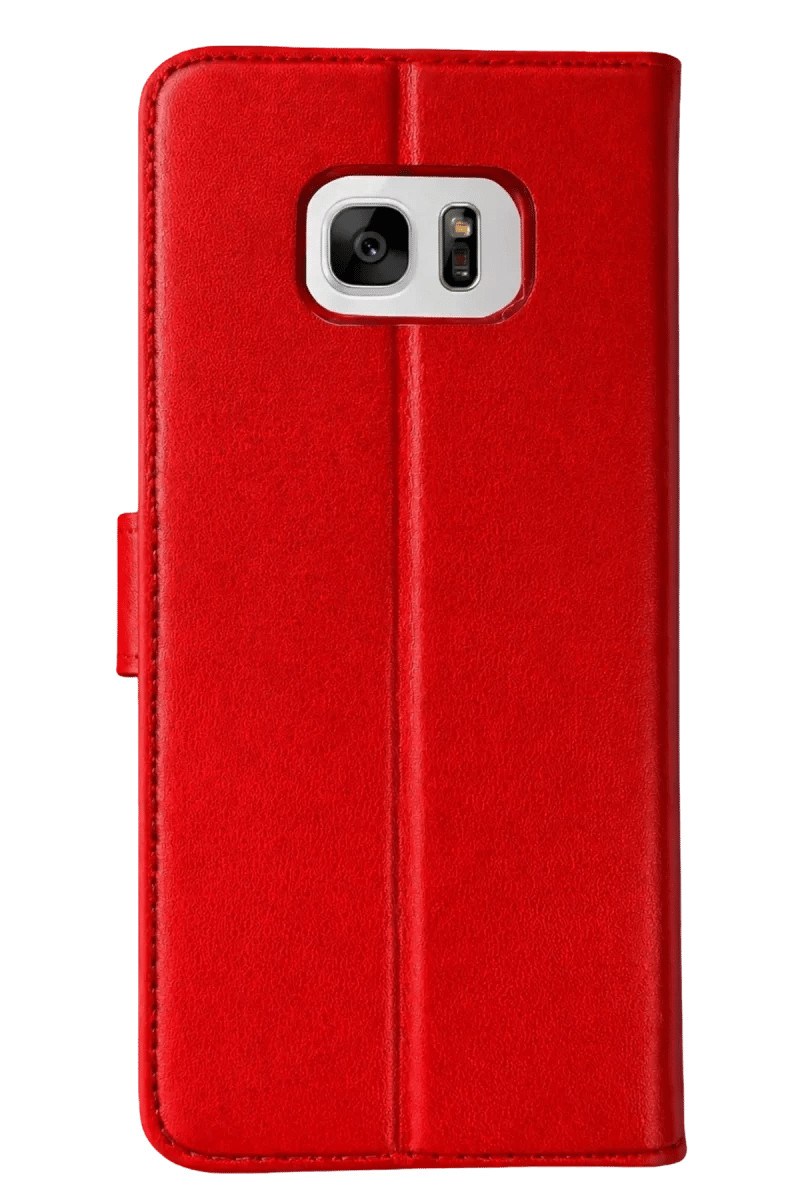 Samsung Galaxy S7 Edge Trend S Plus Kapaklı Kılıf - Kırmızı