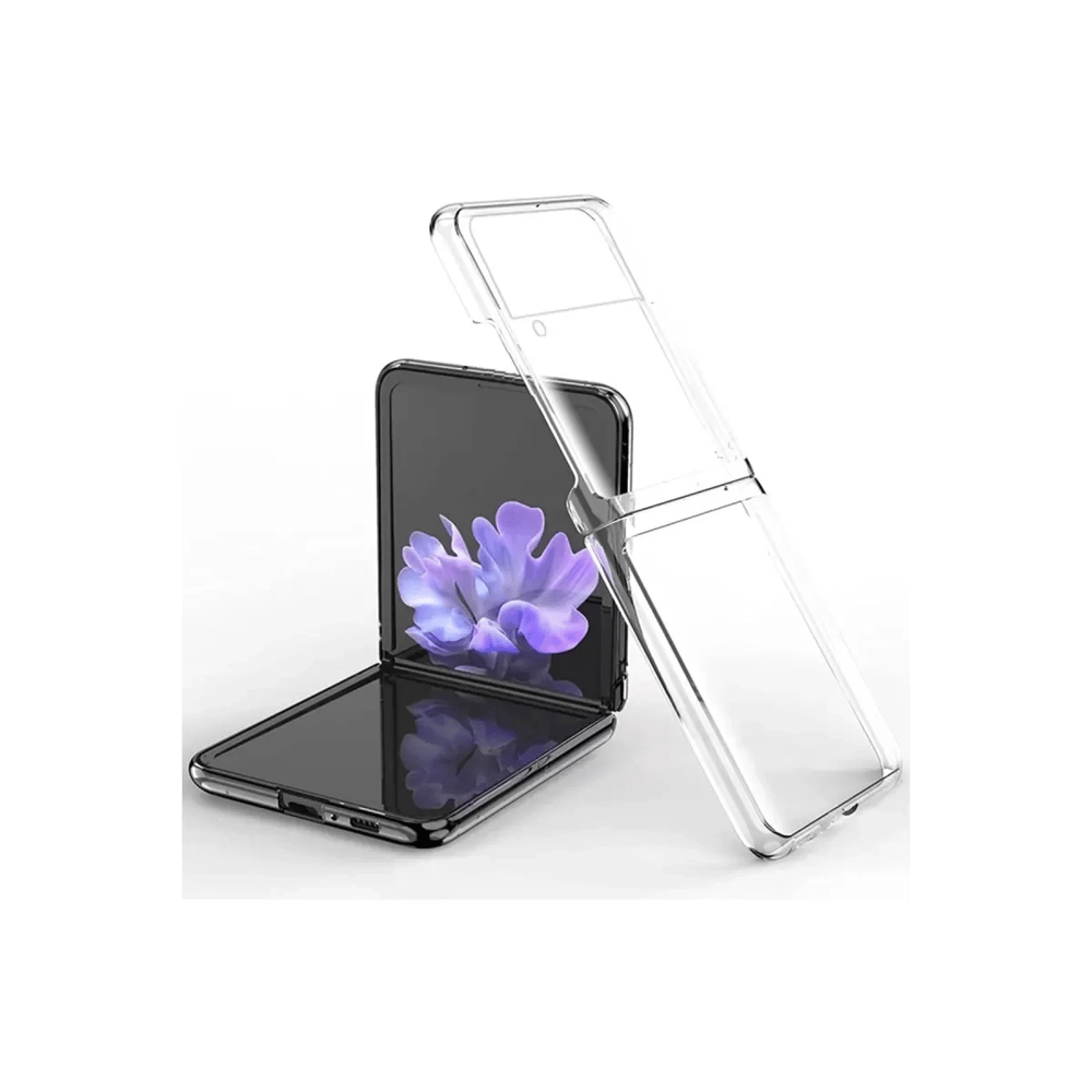 Samsung Galaxy Z Flip 3 Kılıf Fold TPU Silikon - Şeffaf