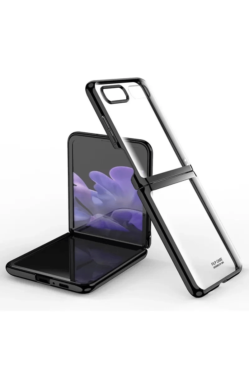 Samsung Galaxy Z Flip 4 Kılıf Fold Element Kapak - Siyah
