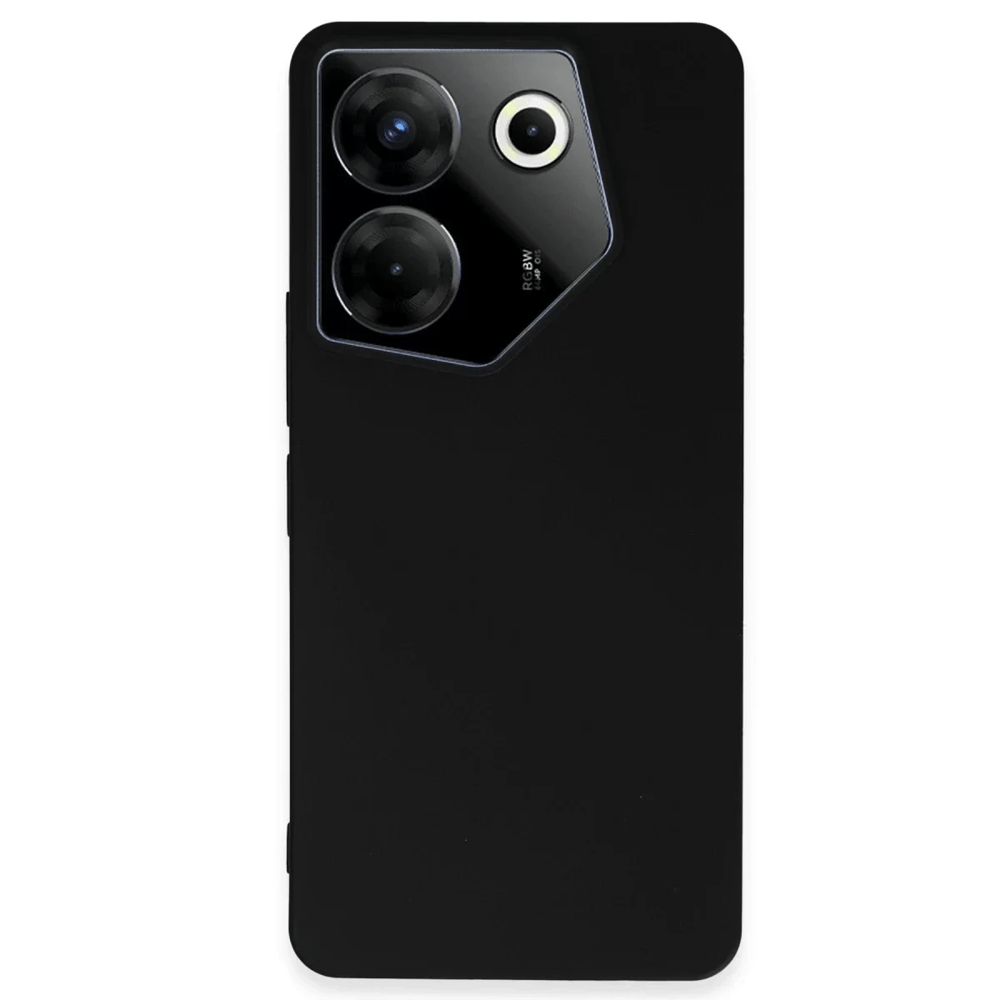Tecno Camon 20 Pro 5G Kılıf First Silikon - Siyah
