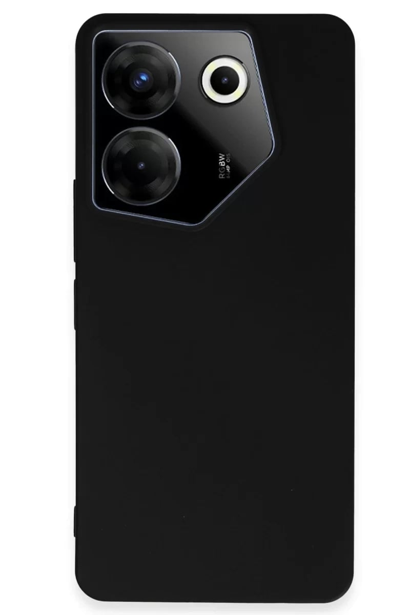 Tecno Camon 20 Pro 5G Kılıf First Silikon - Siyah
