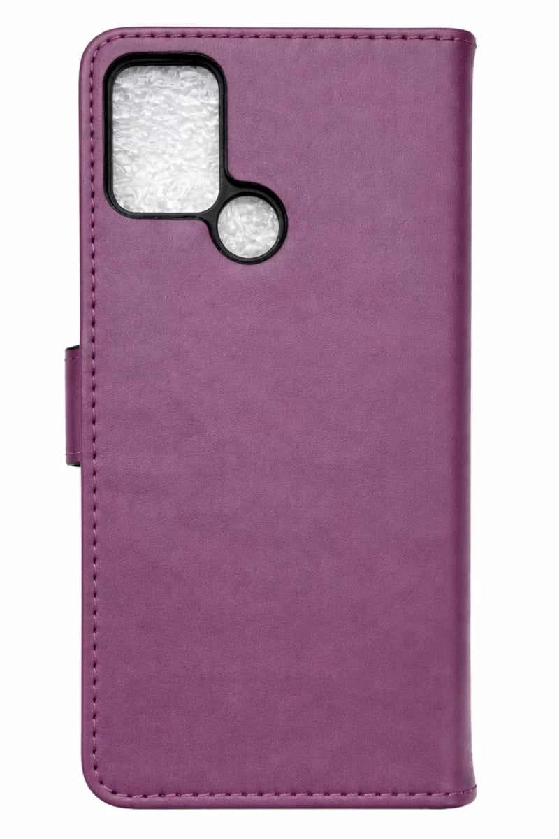 Tecno Pova Kılıf Trend S Plus Kapaklı Kılıf - Bordo