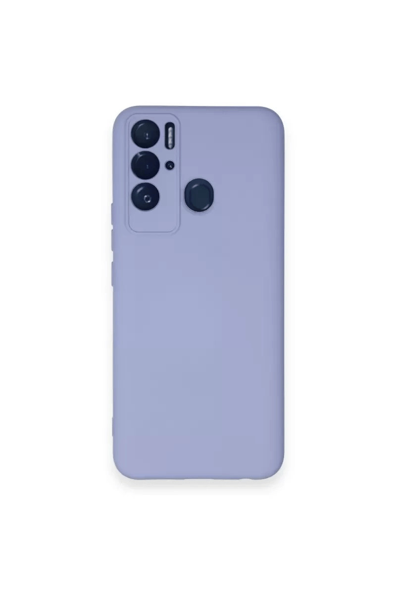 Tecno Pova Neo Kılıf Nano içi Kadife Silikon - Lila