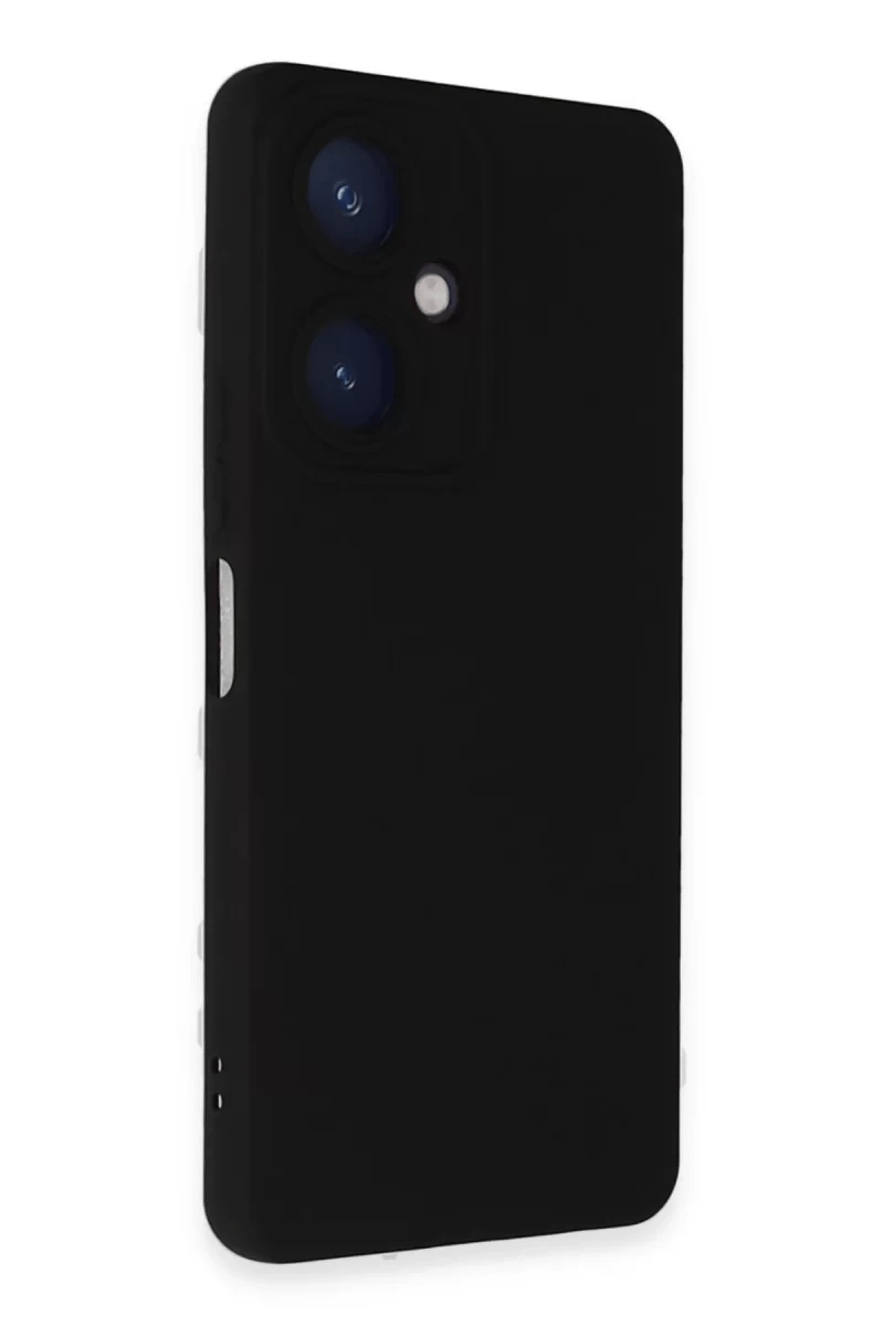 Vivo Y27 Kılıf Nano içi Kadife Silikon - Siyah