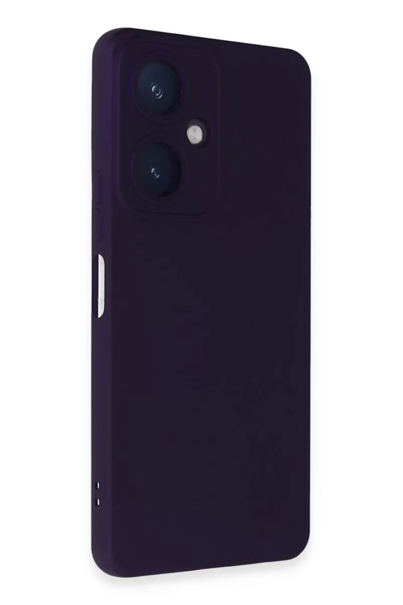 Vivo Y27 Kılıf Nano içi Kadife Silikon - Mor