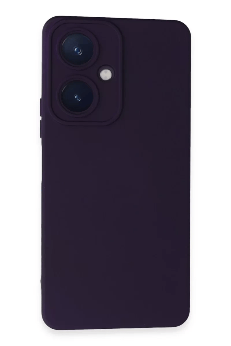 Vivo Y27 Kılıf Nano içi Kadife Silikon - Mor