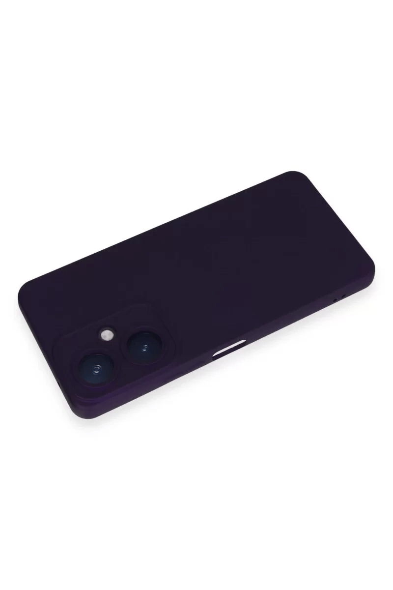 Vivo Y27 Kılıf Nano içi Kadife Silikon - Mor