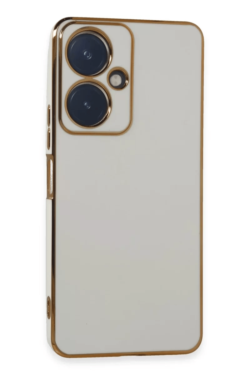Vivo Y27 Kılıf Volet Silikon - Beyaz