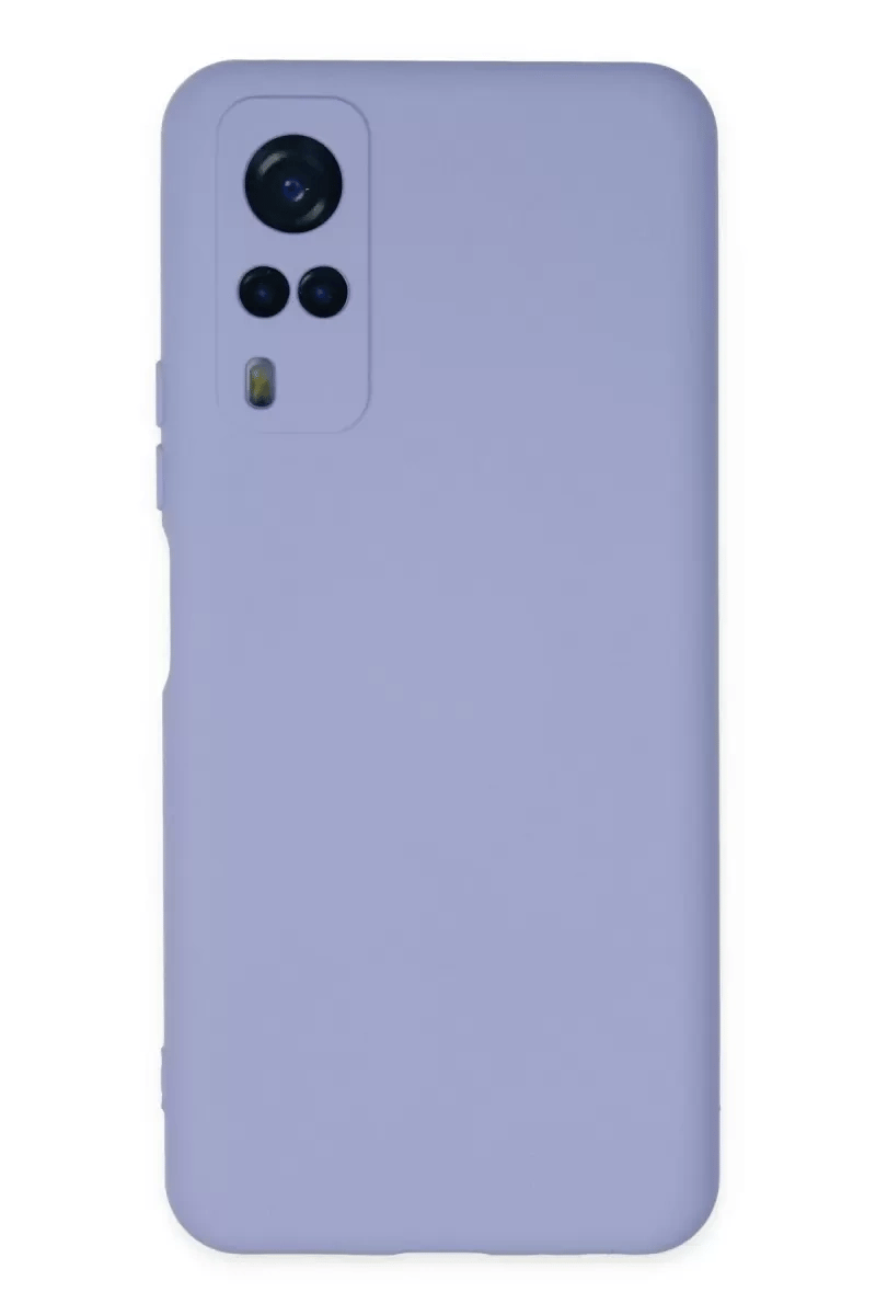 Vivo Y53S Kılıf Nano içi Kadife Silikon - Lila