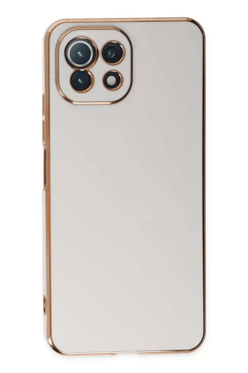 Xiaomi Mİ 11 Lite Kılıf Volet Silikon - Beyaz