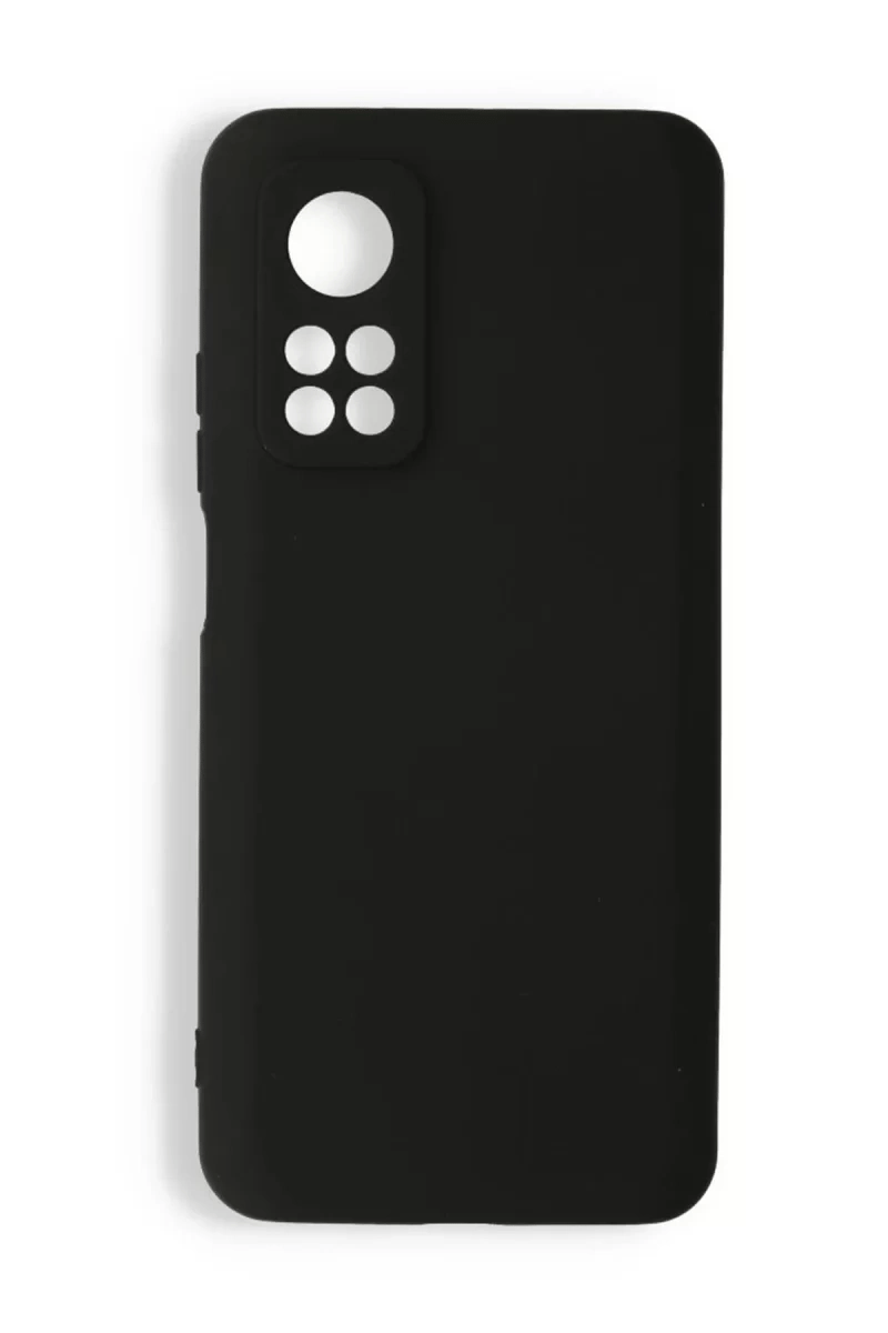 Xiaomi Mi 10T Kılıf Nano içi Kadife Silikon - Siyah