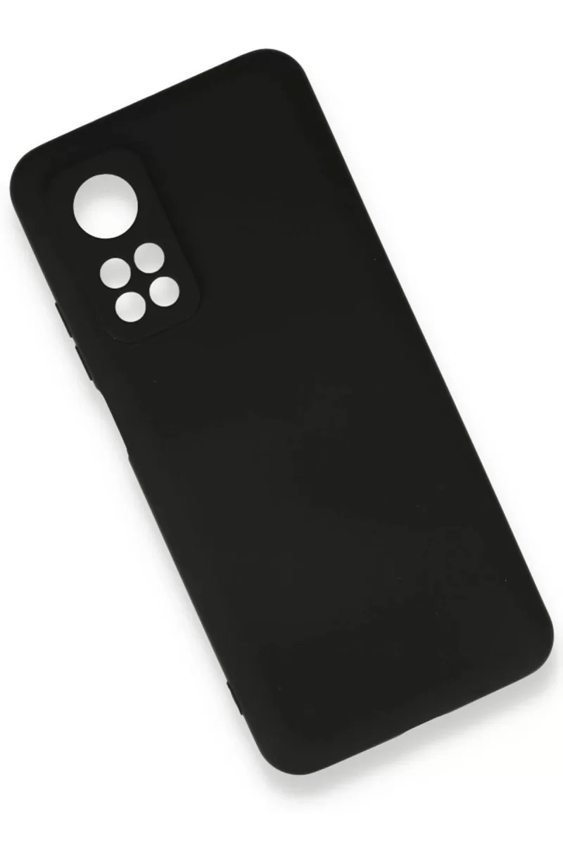 Xiaomi Mi 10T Kılıf Nano içi Kadife Silikon - Siyah
