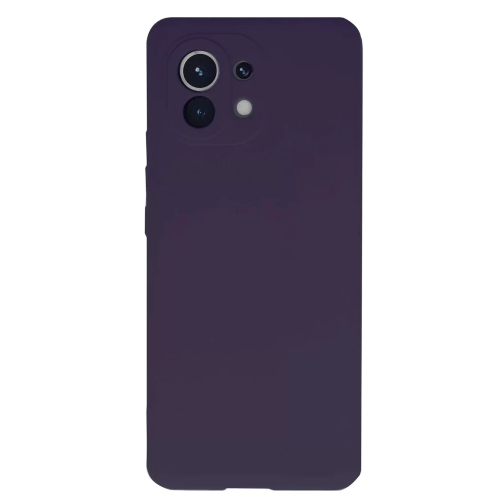 Xiaomi Mi 11 Kılıf Nano içi Kadife Silikon - Mor