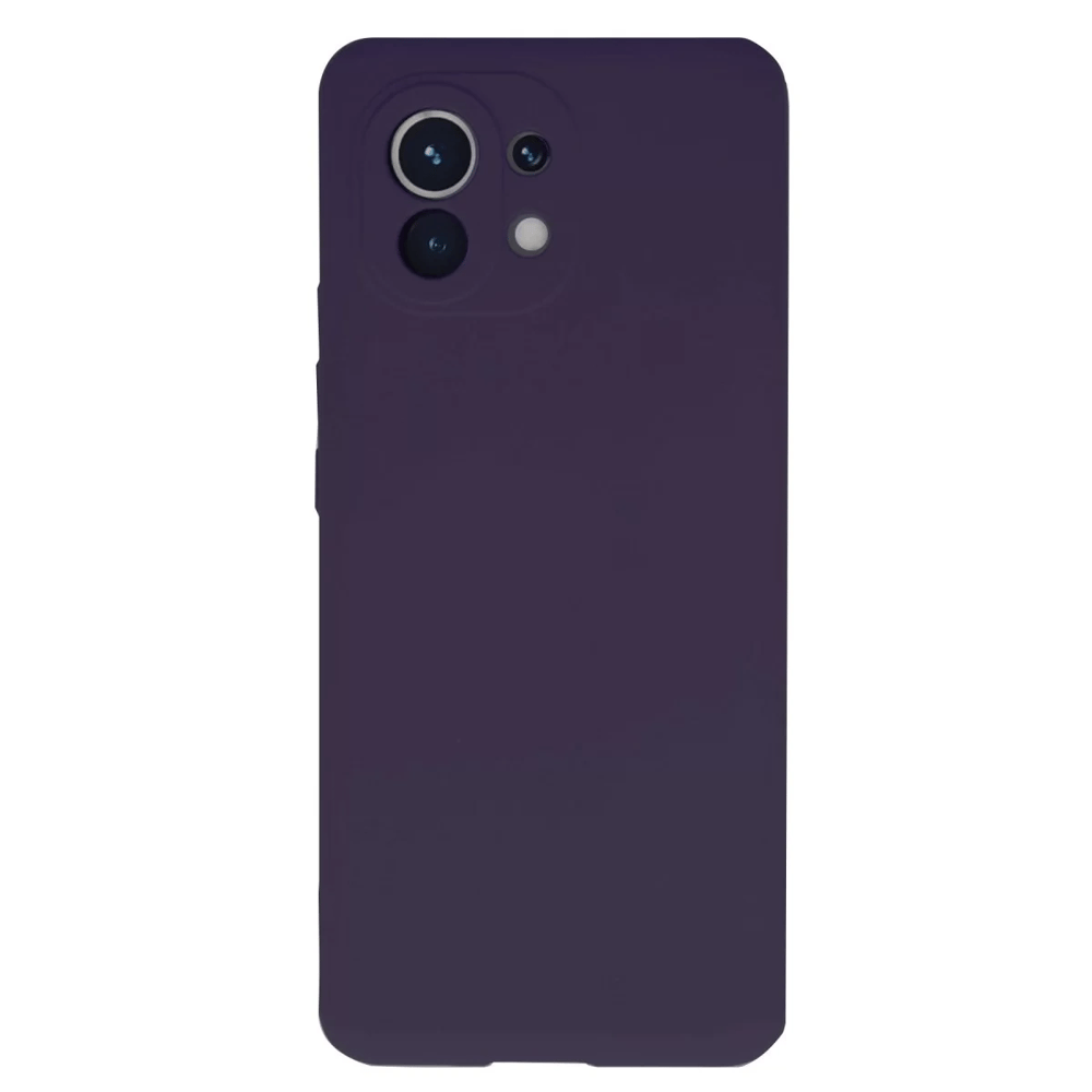 Xiaomi Mi 11 Kılıf Nano içi Kadife Silikon - Mor