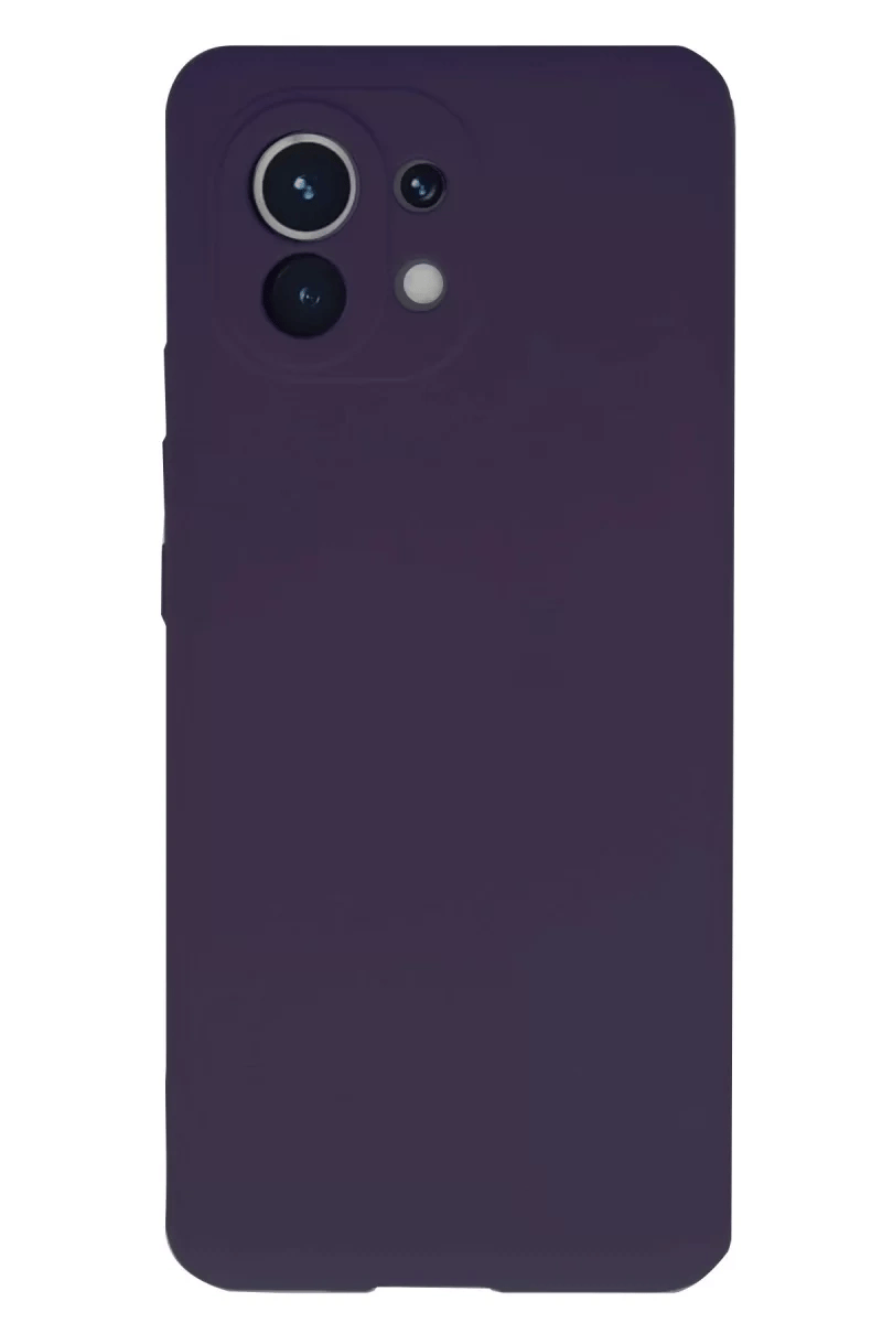 Xiaomi Mi 11 Kılıf Nano içi Kadife Silikon - Mor