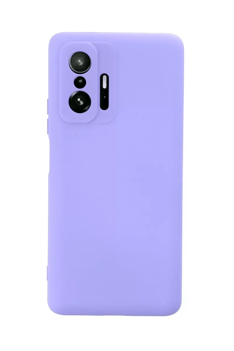 Xiaomi Mi 11T Pro Kılıf Nano içi Kadife Silikon - Lila