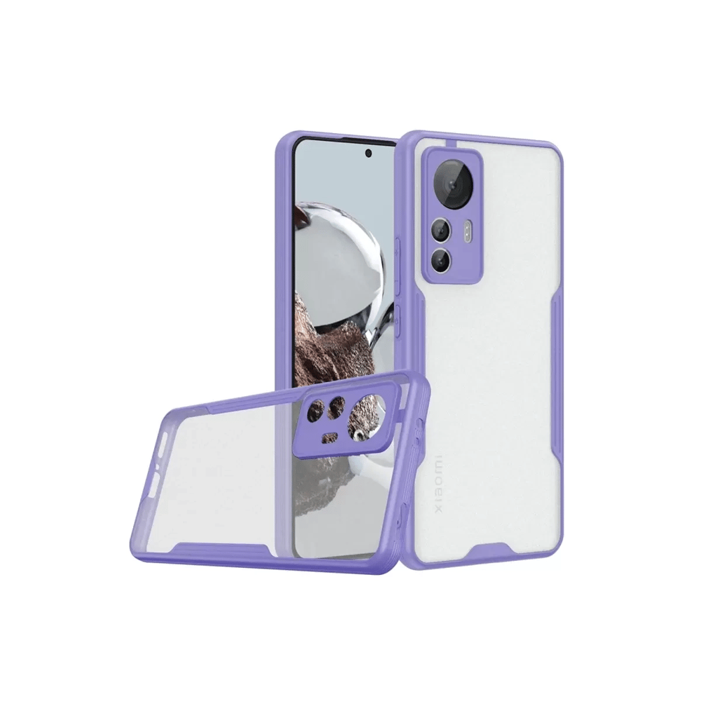 Xiaomi Mi 12T Kılıf Platin Silikon - Lila
