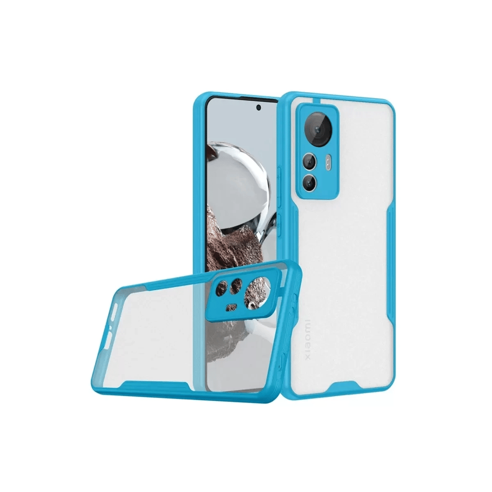 Xiaomi Mi 12T Kılıf Platin Silikon - Mavi