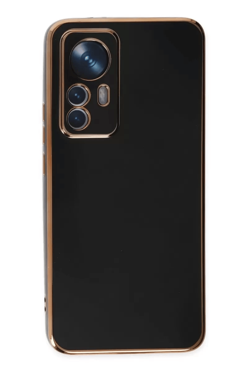 Xiaomi Mi 12T Pro Kılıf Volet Silikon - Siyah