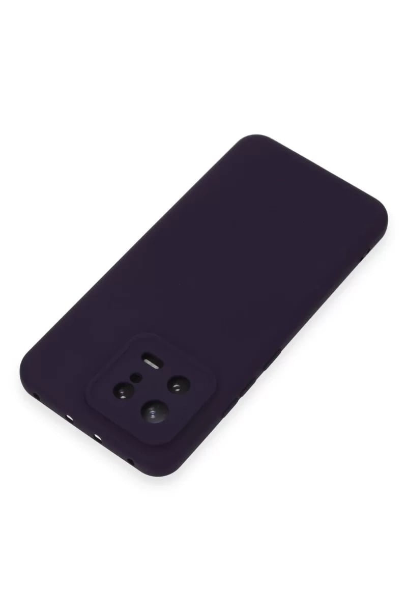 Xiaomi Mi 13 Kılıf Nano içi Kadife Silikon - Mor