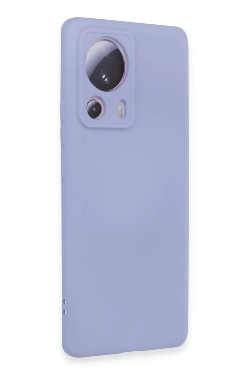 Xiaomi Mi 13 Lite Kılıf Nano içi Kadife Silikon - Lila