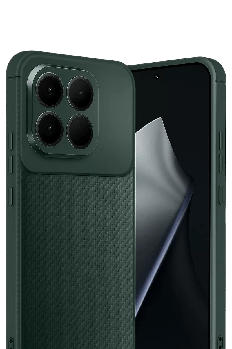Xiaomi Mi 15T Auto Focus Karbon Kapak - Koyu Yeşil