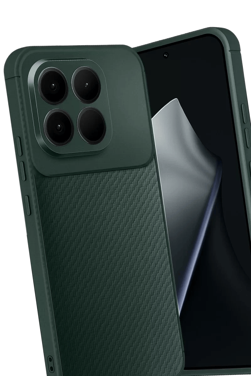 Xiaomi Mi 15T Auto Focus Karbon Kapak - Koyu Yeşil