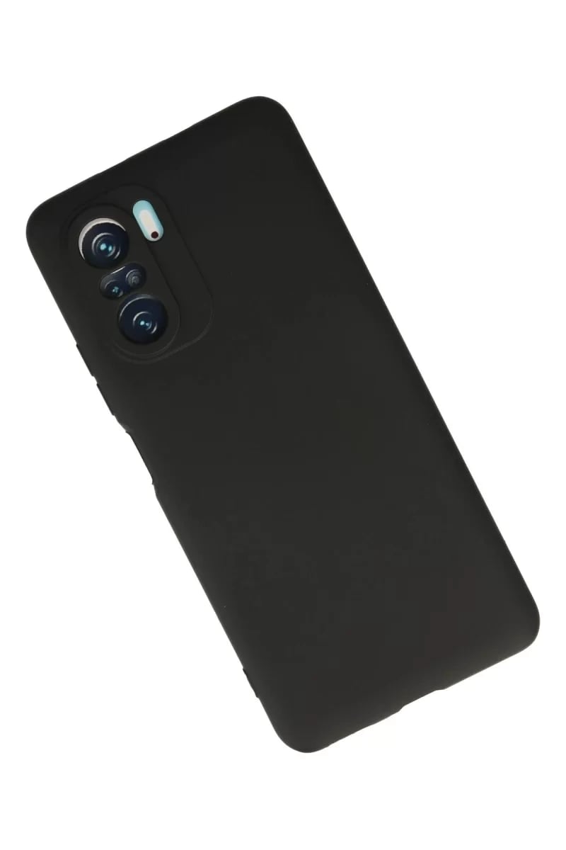 Xiaomi Poco F3 Kılıf First Silikon - Siyah
