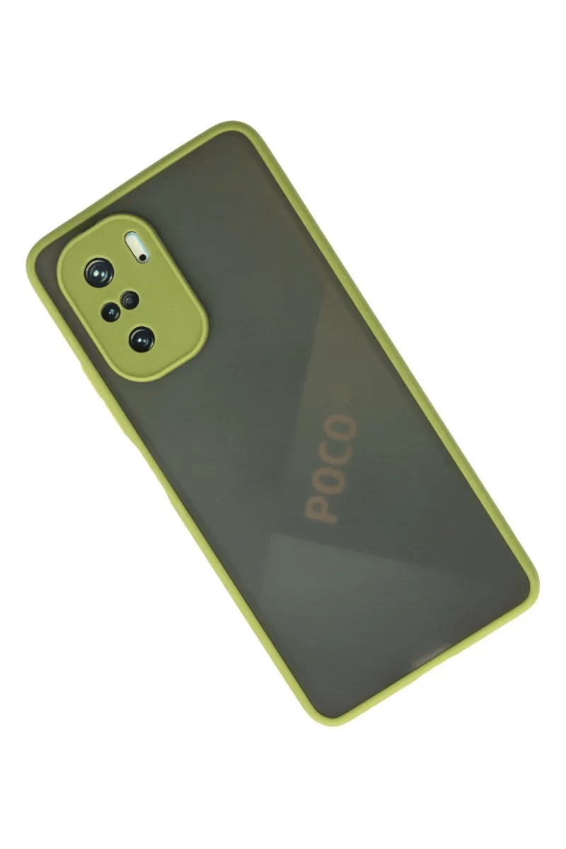 Xiaomi Poco F3 Kılıf Montreal Silikon Kapak - Açık Yeşil