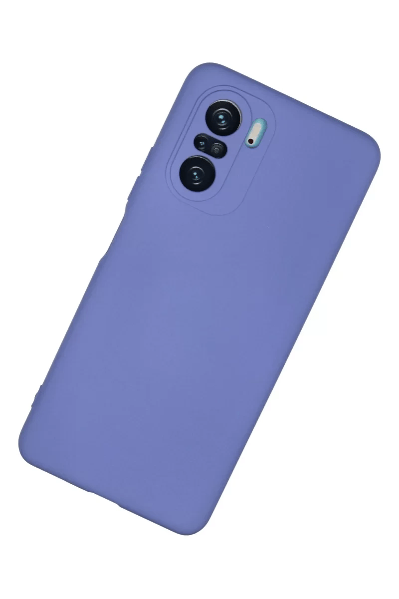 Xiaomi Poco F3 Kılıf Nano içi Kadife Silikon - Lila