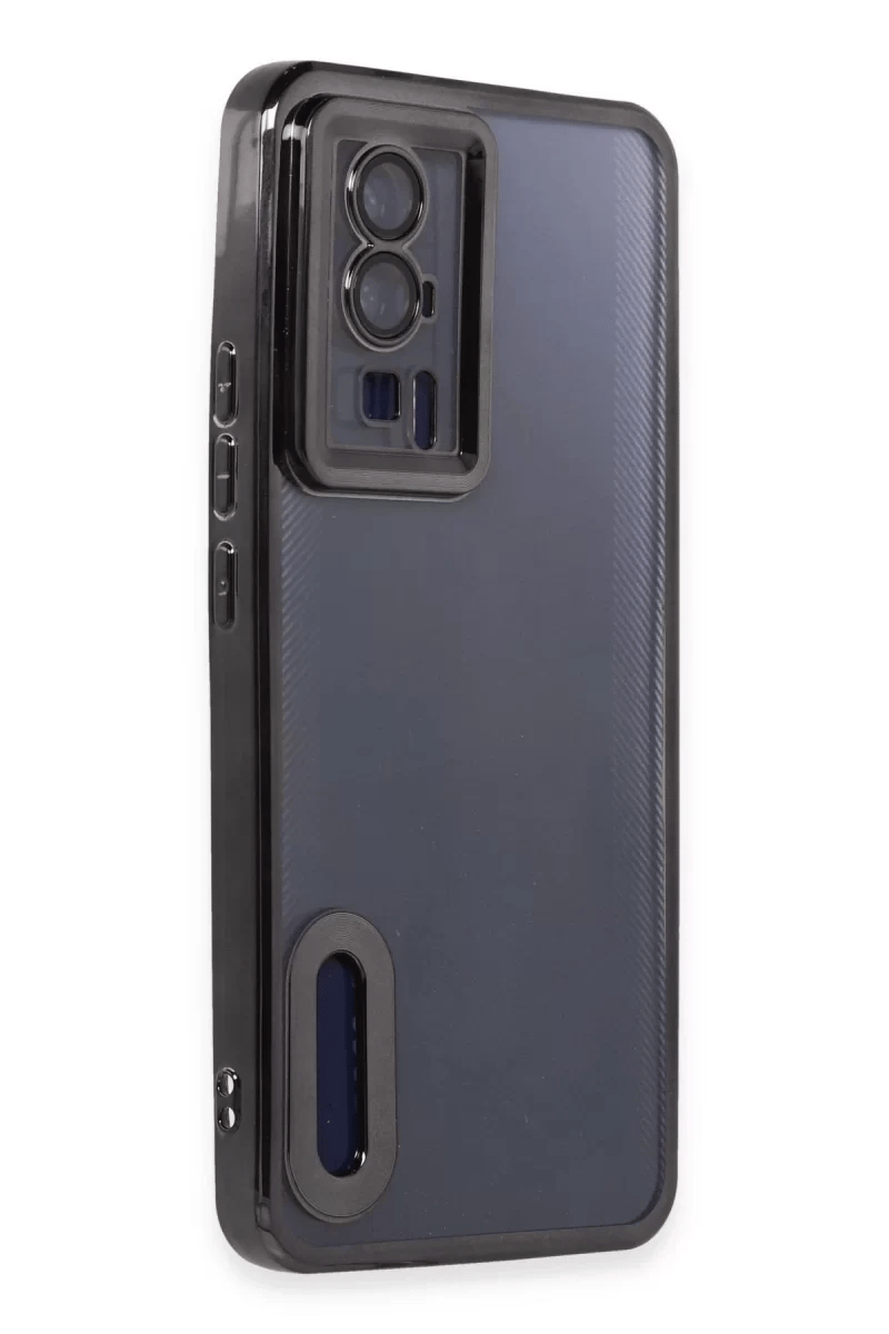 Xiaomi Poco F5 Pro Kılıf Slot Silikon - Siyah