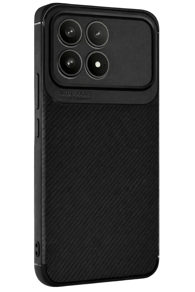 Xiaomi Poco F8 Pro Auto Focus Karbon Kapak - Siyah