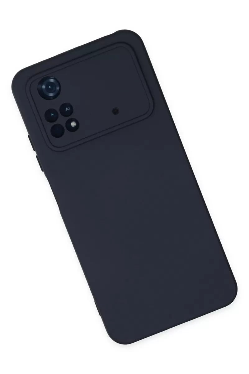 Xiaomi Poco M4 Pro 4G Kılıf Nano içi Kadife Silikon - Lacivert