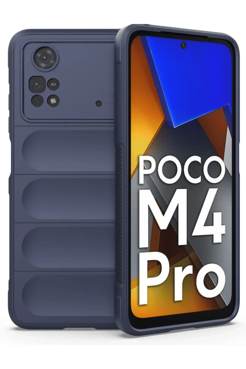 Xiaomi Poco M4 Pro 4G Kılıf Optimum Silikon - Lacivert