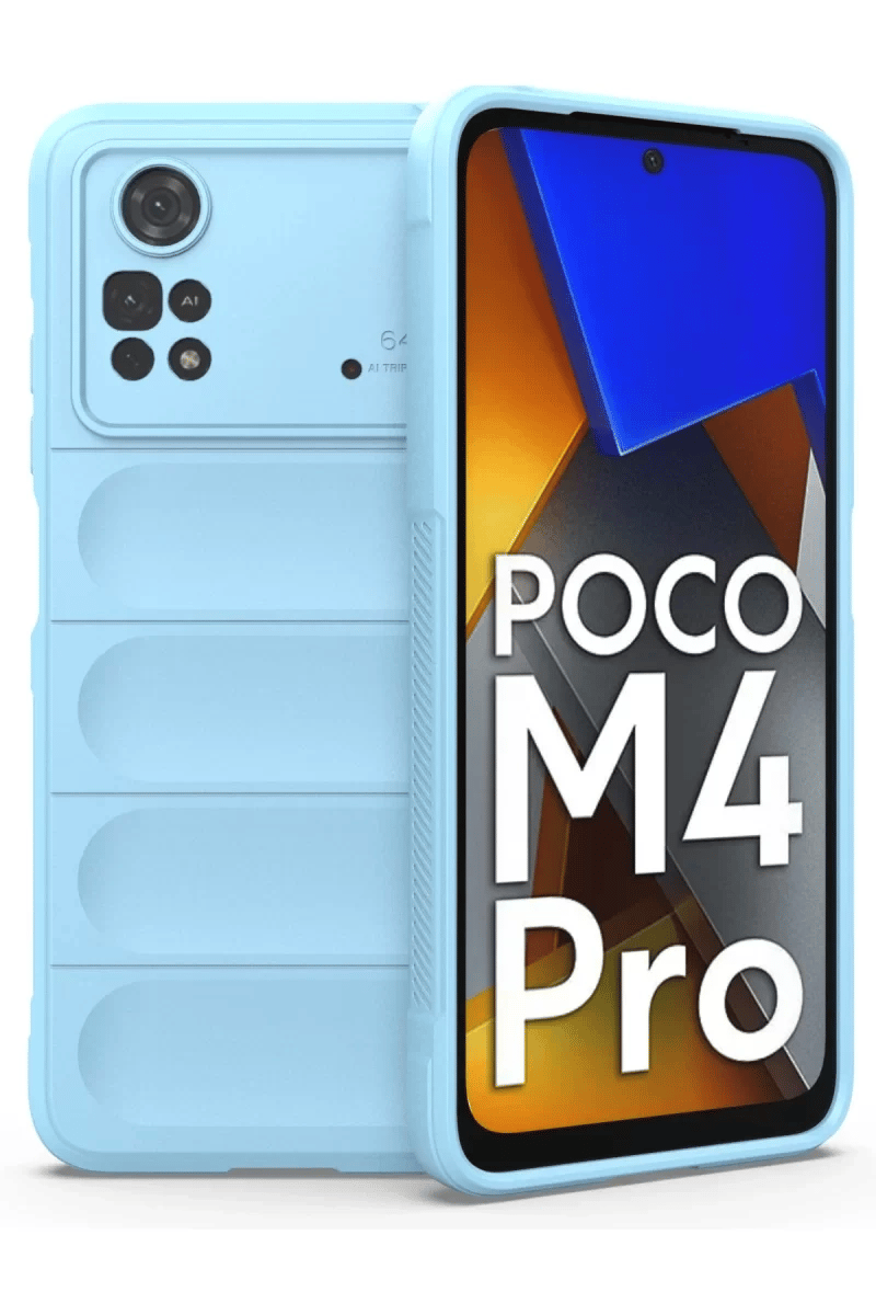 Xiaomi Poco M4 Pro 4G Kılıf Optimum Silikon - Sky Blue