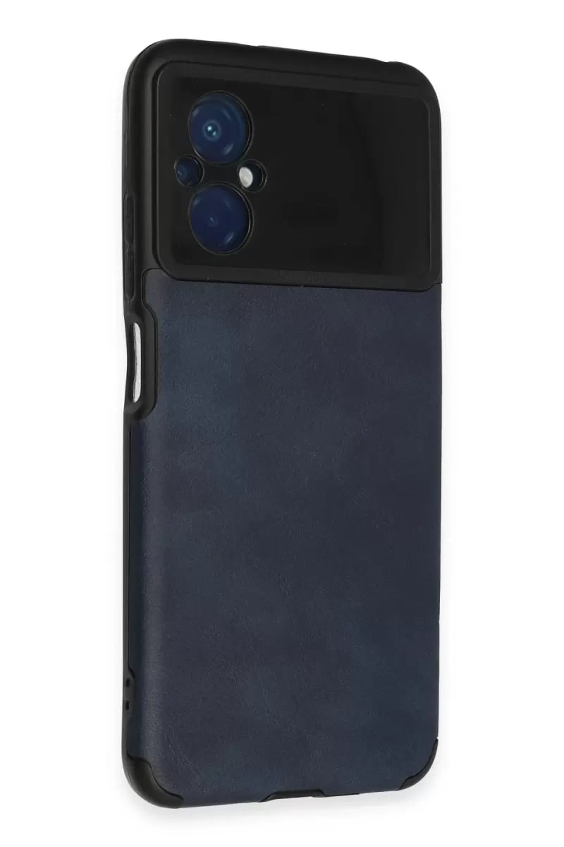 Xiaomi Poco M5 Kılıf Loop Deri Silikon - Lacivert