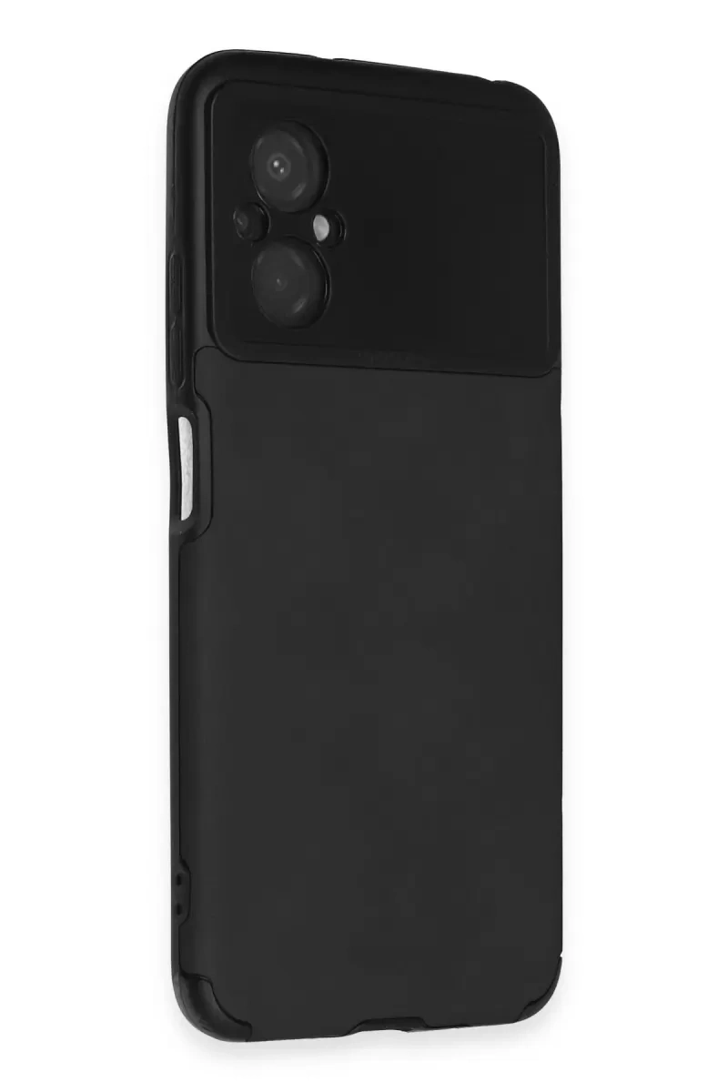 Xiaomi Poco M5 Kılıf Loop Deri Silikon - Siyah