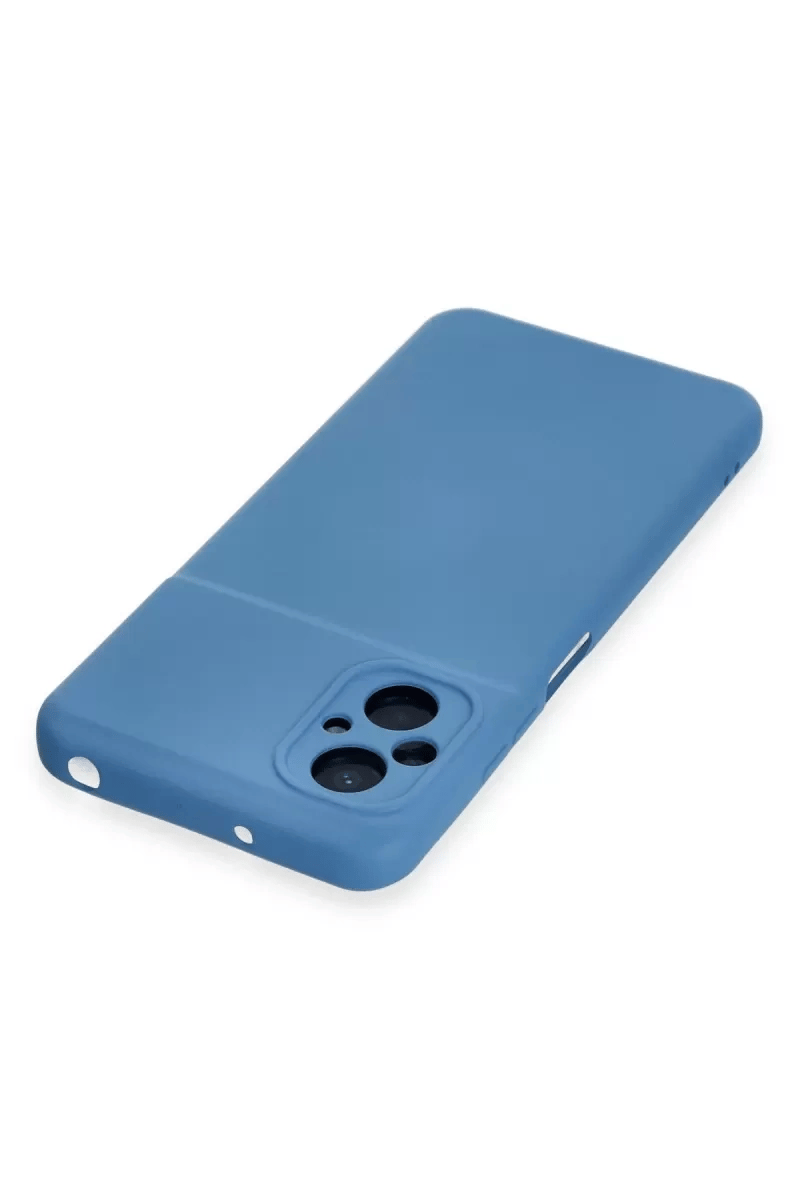 Xiaomi Poco M5 Kılıf Nano içi Kadife Silikon - Mavi
