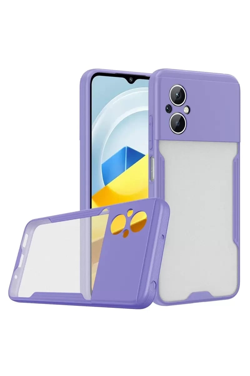 Xiaomi Poco M5 Kılıf Platin Silikon - Lila