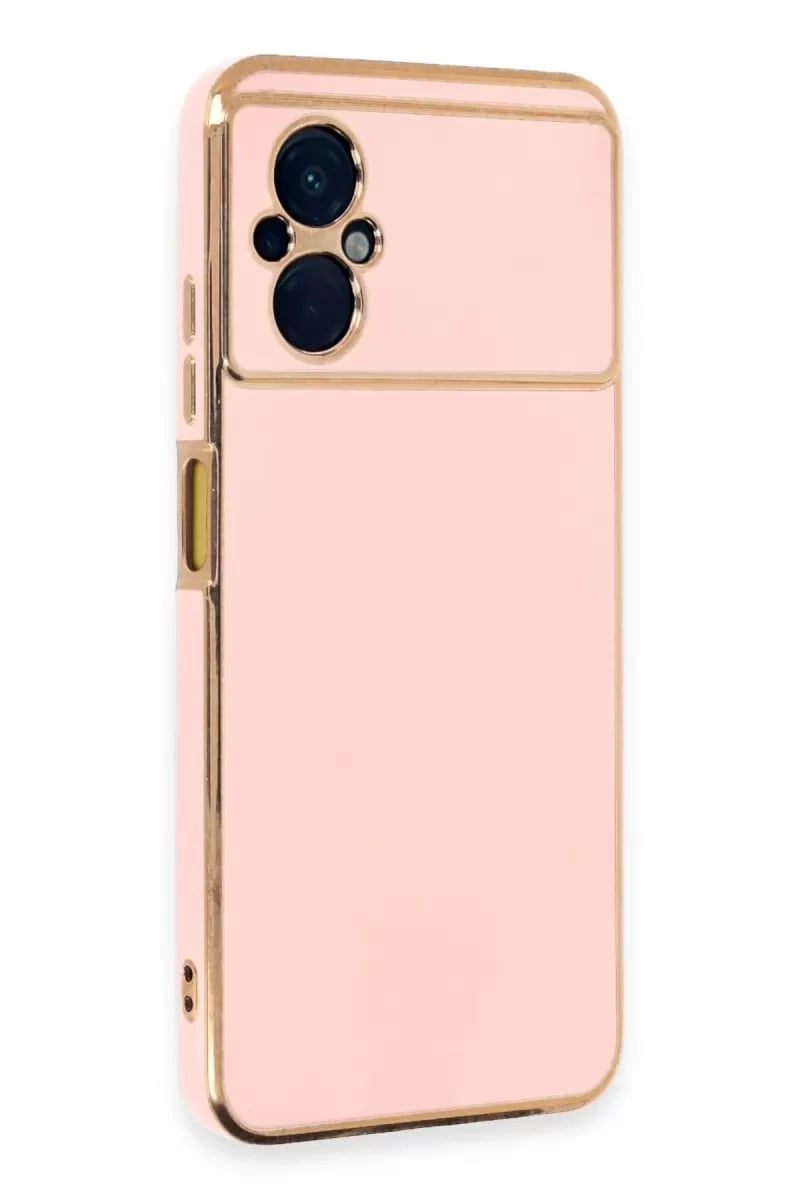 Xiaomi Poco M5 Kılıf Volet Silikon - Pembe