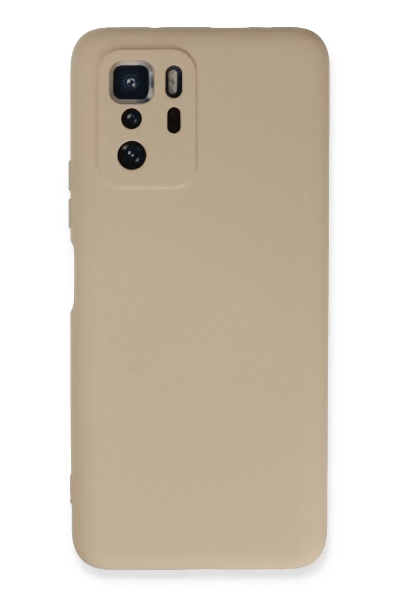 Xiaomi Poco X3 GT Kılıf Nano içi Kadife Silikon - Pudra