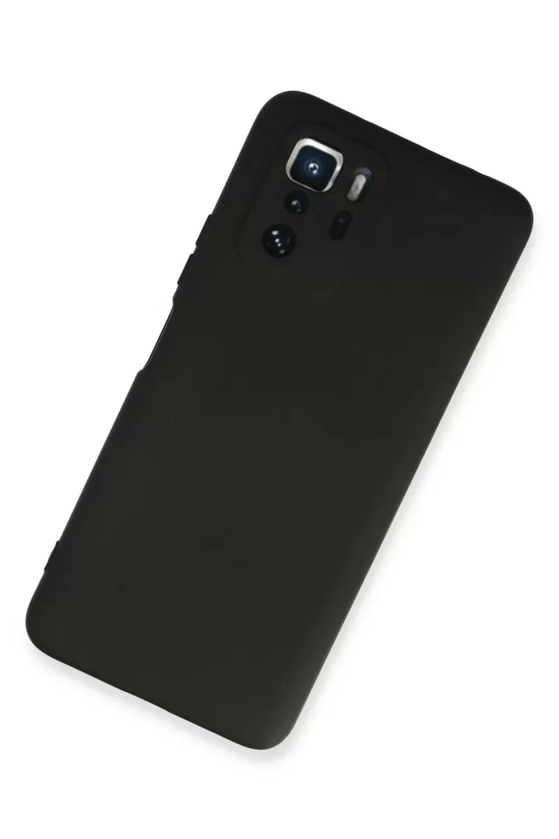 Xiaomi Poco X3 GT Kılıf Nano içi Kadife Silikon - Siyah
